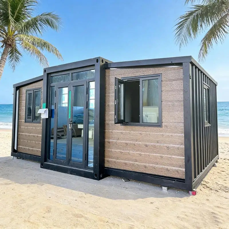Durable X-Type Steel Structure Flat Pack Container House Easy Install Portable Cabin
