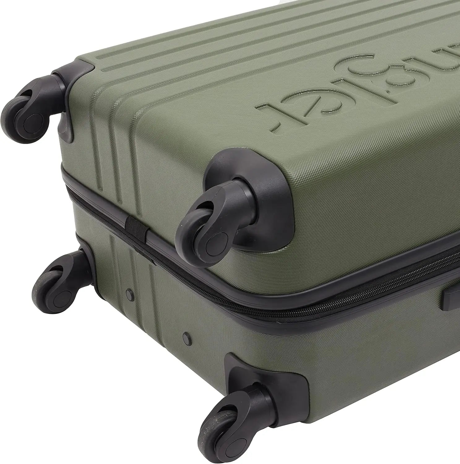 3-Piece Luggage Set with 360-Degree Wheels, Olive Green (30"/26"/22") for Travel