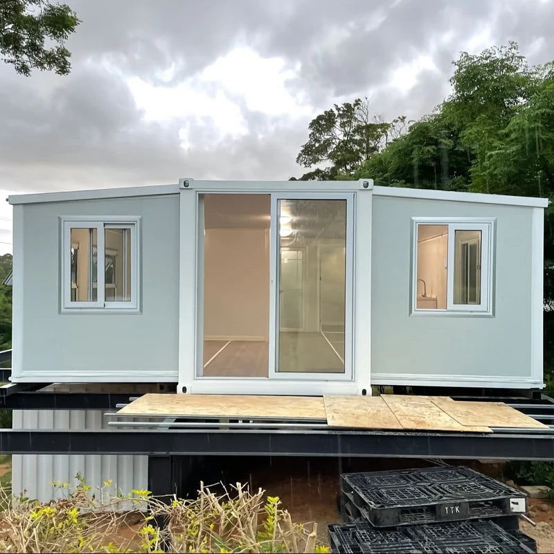 Durable X-Type Steel Structure Flat Pack Container House Easy Install Portable Cabin