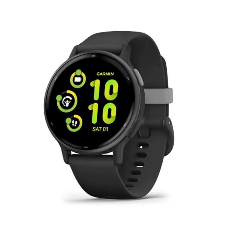 vivoactive 5 Health and Fitness GPS Smartwatch with AMOLED Display Up to 11 Days Battery Life Black Renewed