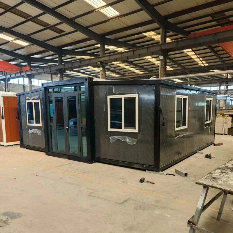Folding Container House Multifunctional Foldable House Container Office Flat Pack Container House Mobile Tiny Home for Australia