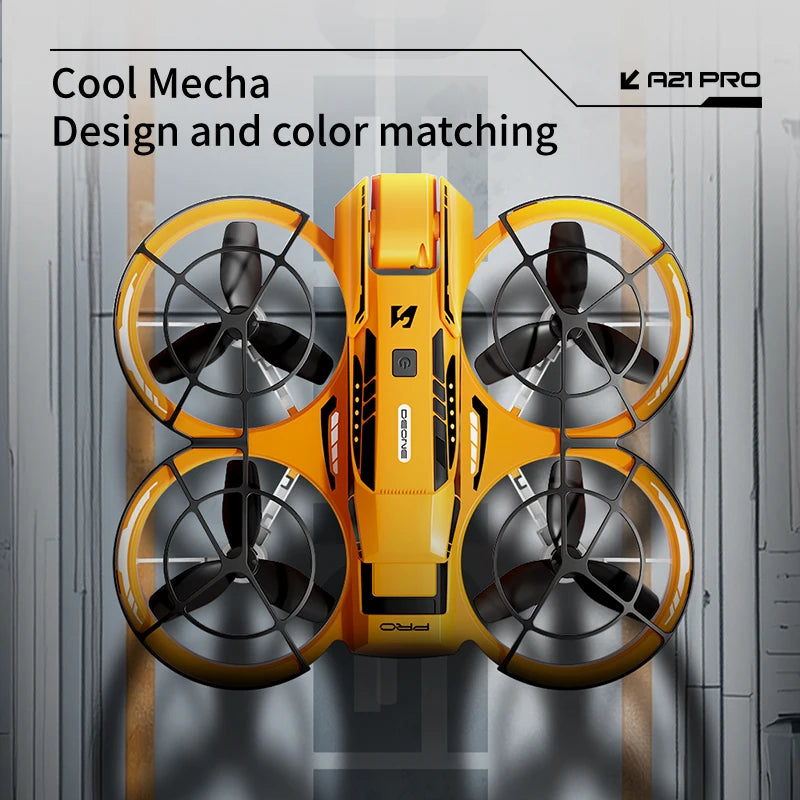 Collision Protection Drone with Brushless Motor - 180° Camera Lens, 25-Min Flight, 500m Range for Adults