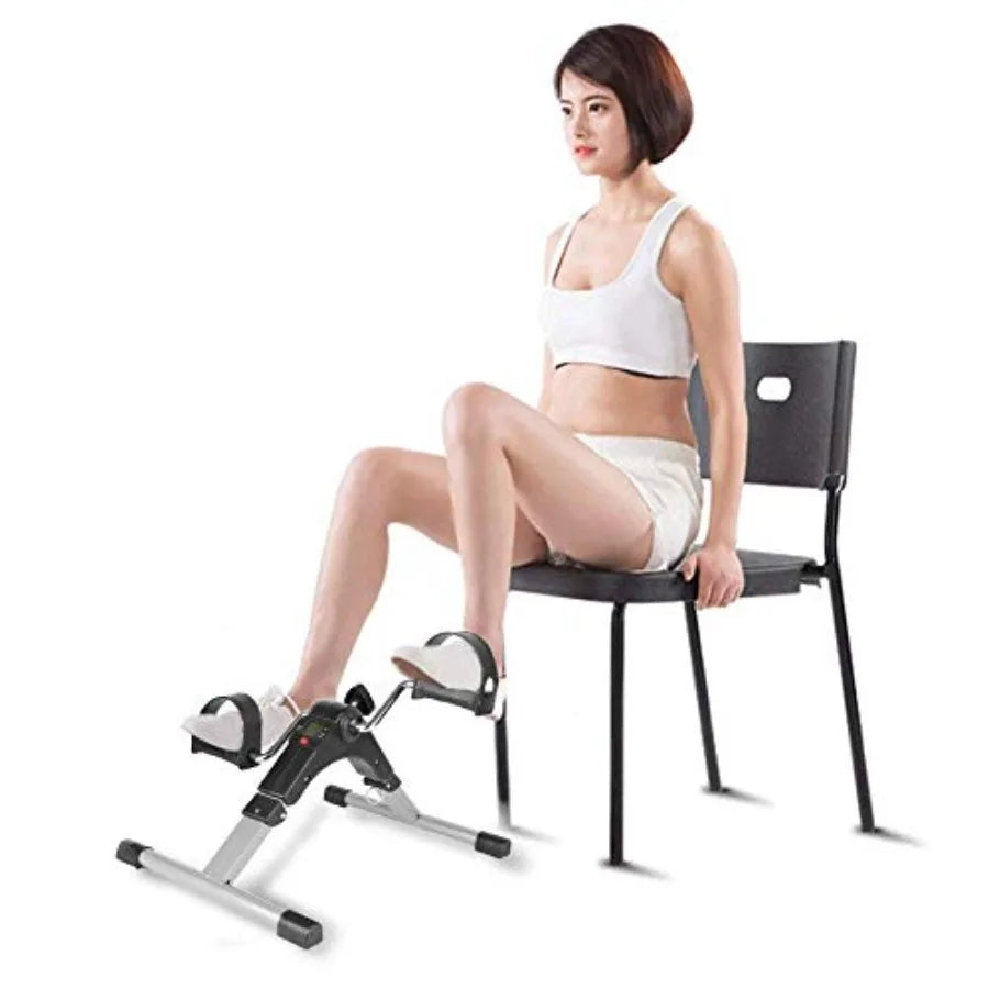 Folding Rehabilitation Bicycle Portable Stepper Treadmill Cardio Fitness Steppers Gym Exercise Mini Spinning Bike Slimming Fat