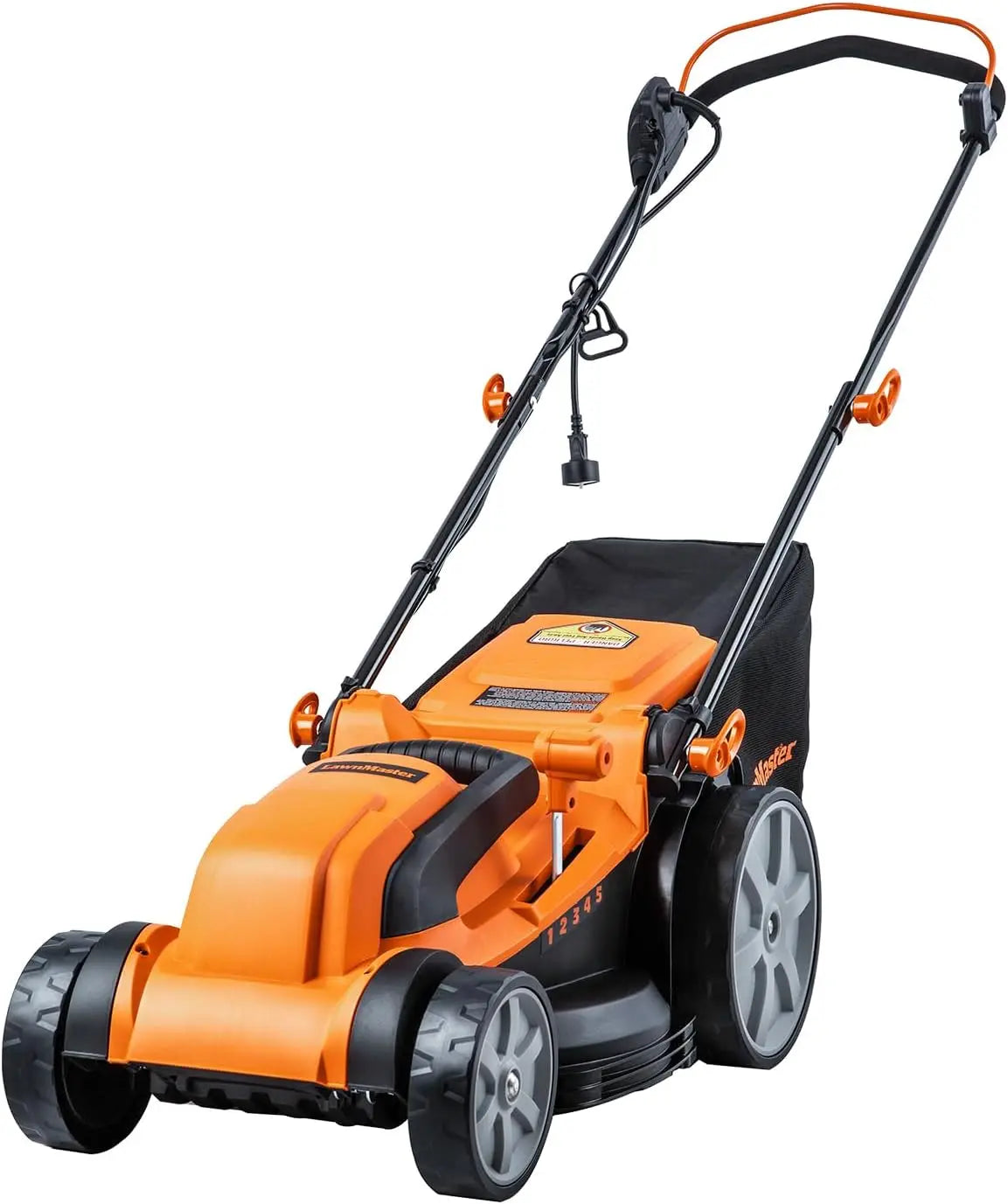 Electric Lawn Mower 16-Inch 12AMP, Powerful 3500 RPM, Lightweight for Easy Maneuvering