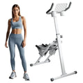 Stair Stepper Folding Vertical Cardio Exercise Climber StairMaster for Exercise at Home Full Body Workout Machine with Handleba