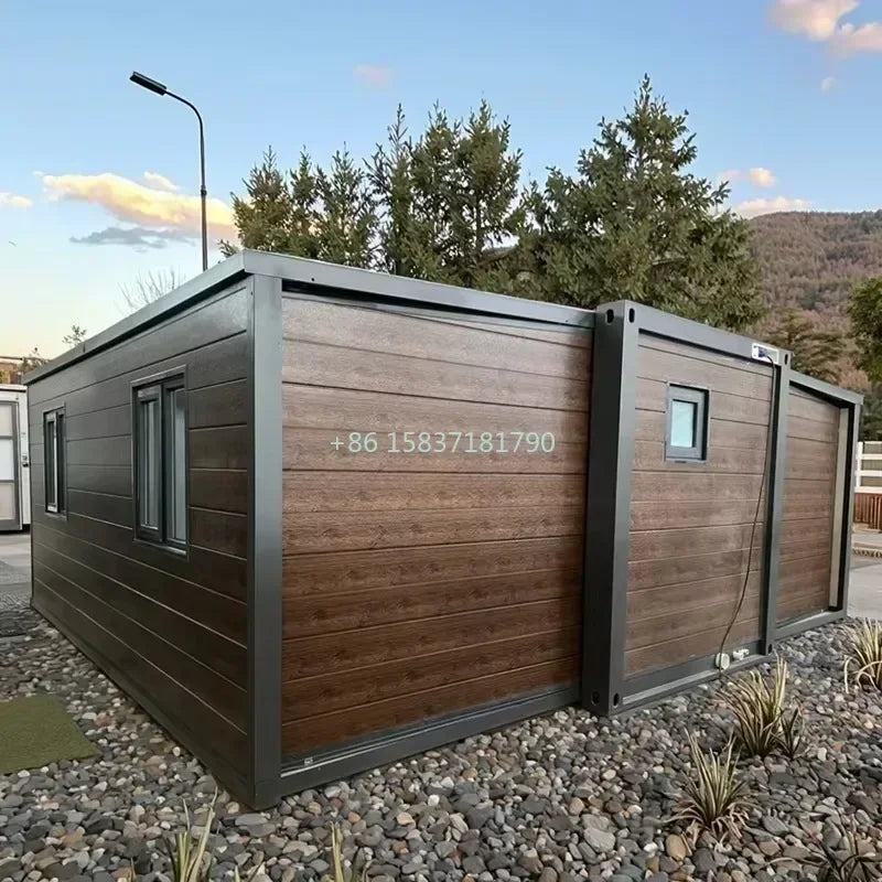Folding Container House Multifunctional Foldable House Container Office Flat Pack Container House Mobile Tiny Home for Australia