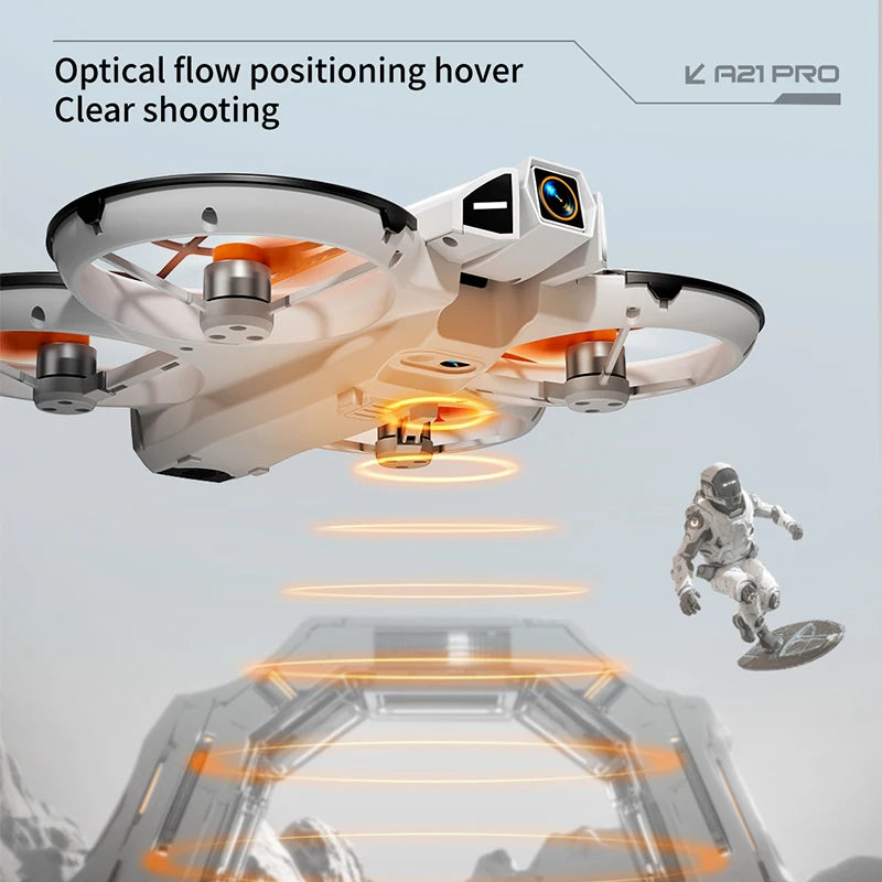 Collision Protection Drone with Brushless Motor - 180° Camera Lens, 25-Min Flight, 500m Range for Adults