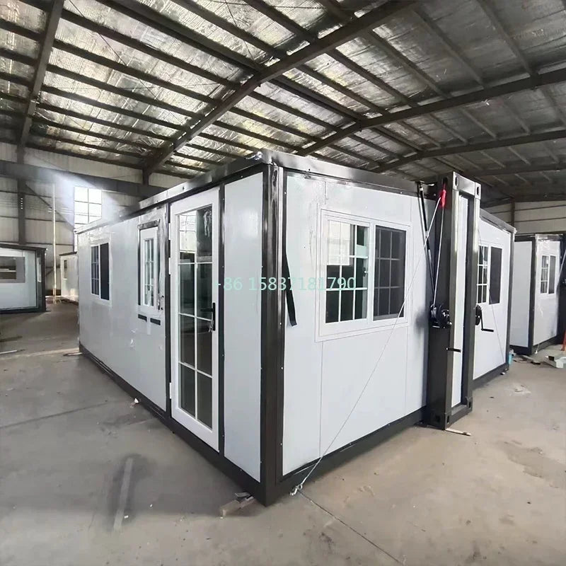 Folding Container House Multifunctional Foldable House Container Office Flat Pack Container House Mobile Tiny Home for Australia
