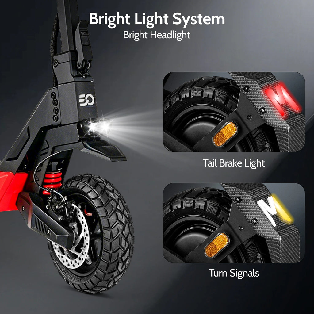 Electric Scooter for Adults Escooter with APP Off Road E Scooter 25-30mph Fast Heavy Duty Foldable Electric Scooters Long Range