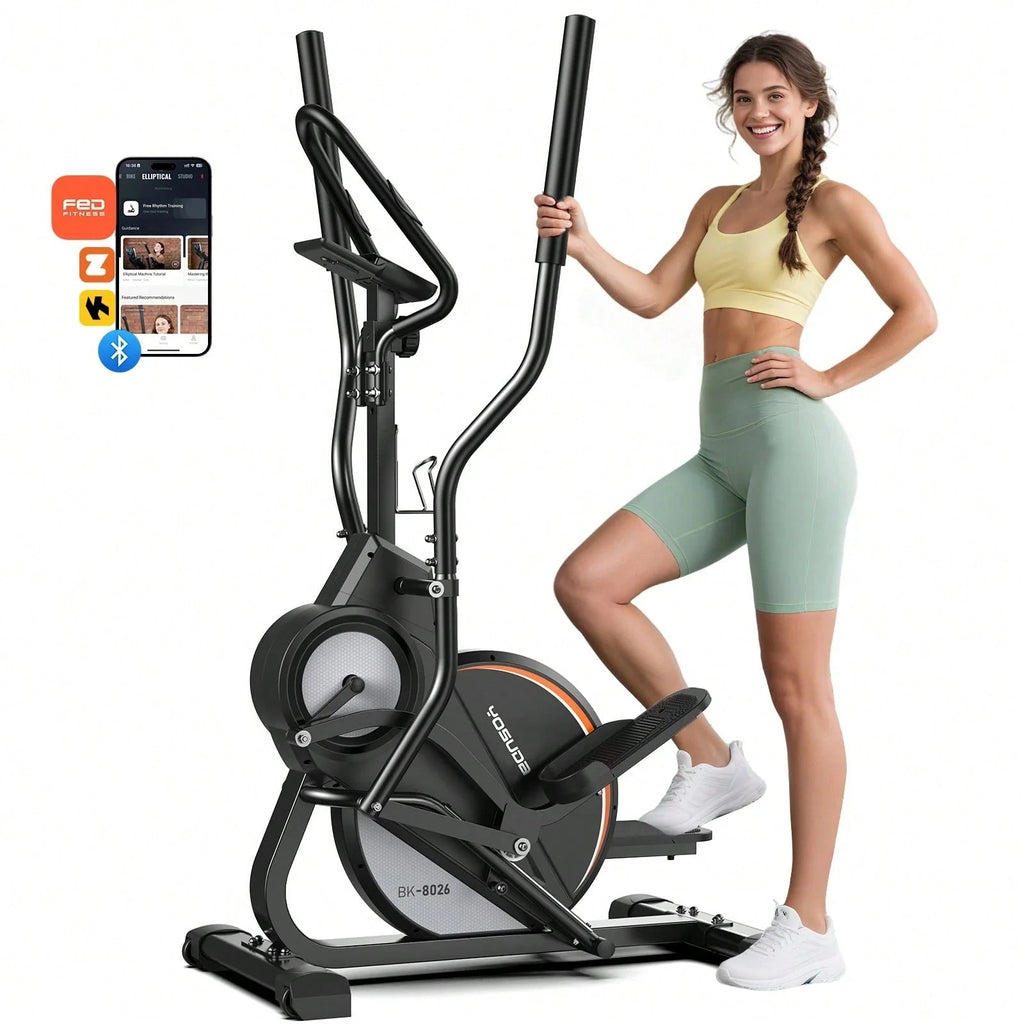 YOSUDA Cardio Climber Stepping Elliptical Machine,3 in 1 Elliptical,Fitness Cross Trainer with Hyper-Quiet Magnetic Drive System