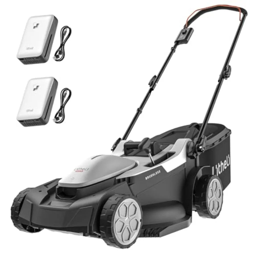 18-inch 40V Brushless Lawn Mower for Garden Yards Lightweight Cordless Lawn Mower Battery Powered with 6-Position Height Adjust