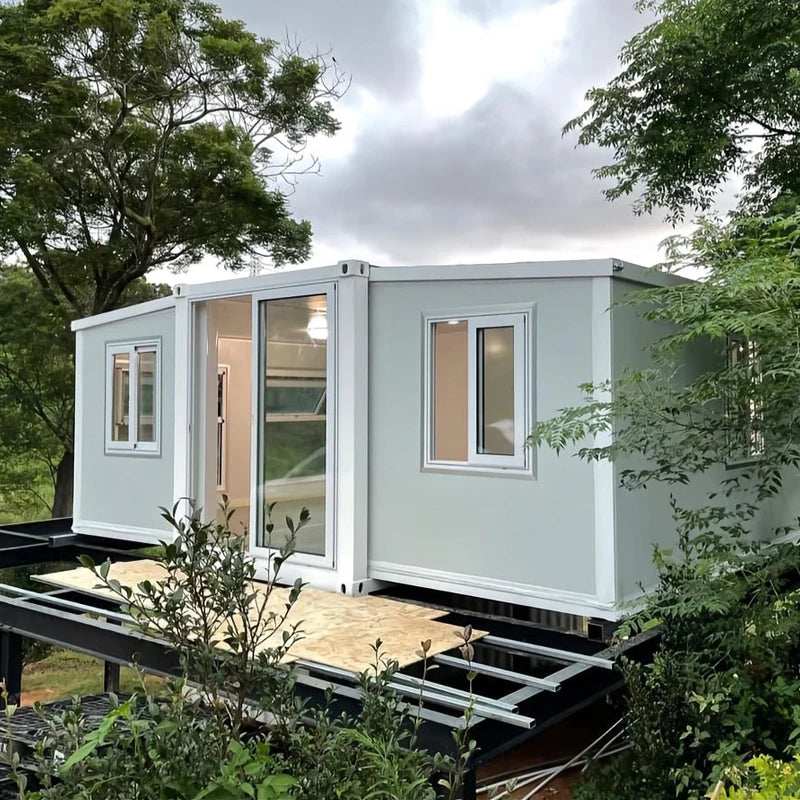 Durable X-Type Steel Structure Flat Pack Container House Easy Install Portable Cabin