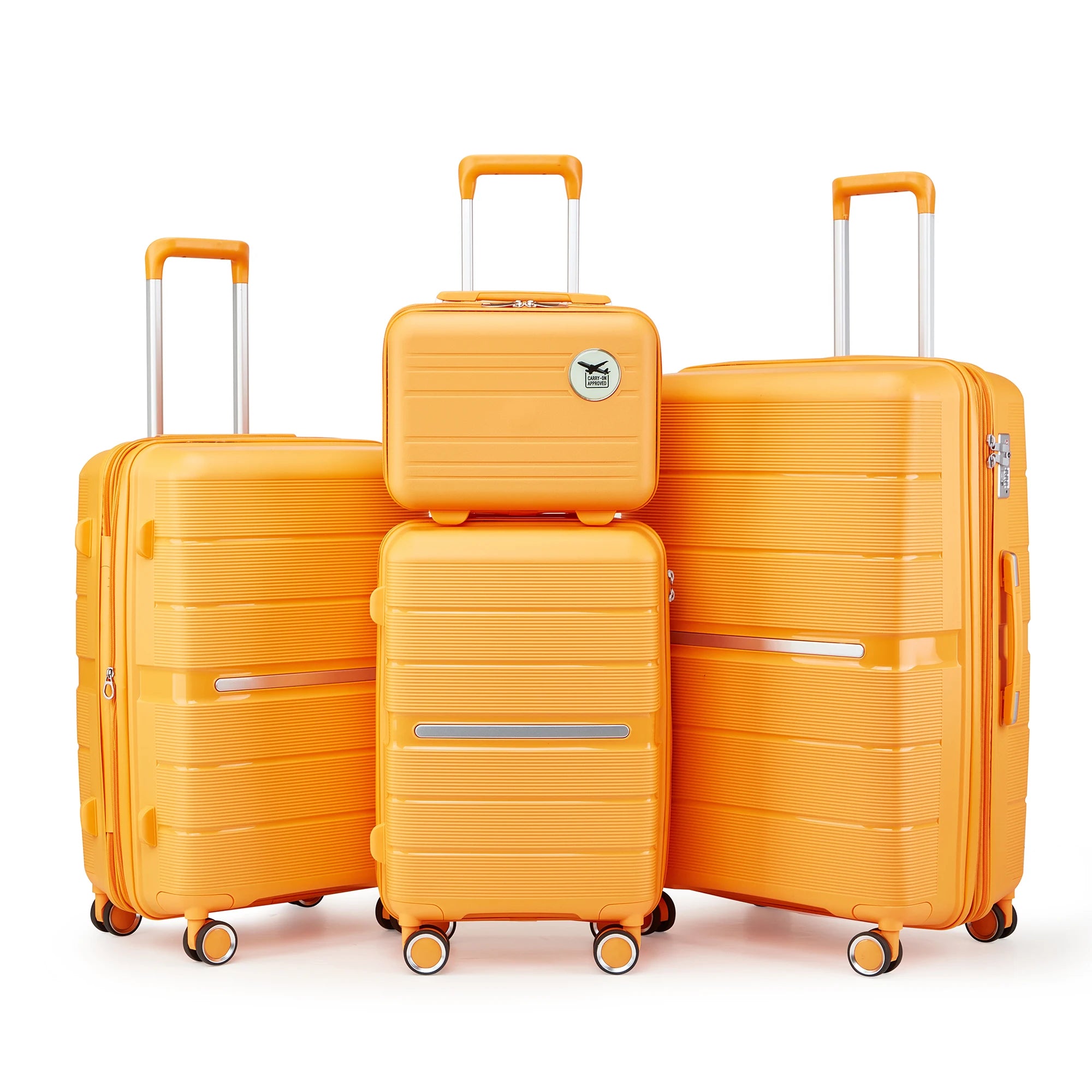 Luggage Sets 4 Piece(14/20/24/28) PP Lightweight & Durable Expandable suitcase  suitcase set kid travel suitcase and travel bags