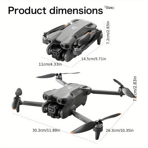 2025 GT50 Drone HD Dual Camera, Screen Control No Phone Needed, One-Key Takeoff/Return, Wi-Fi App, USB Charging, Drop-Resistant,