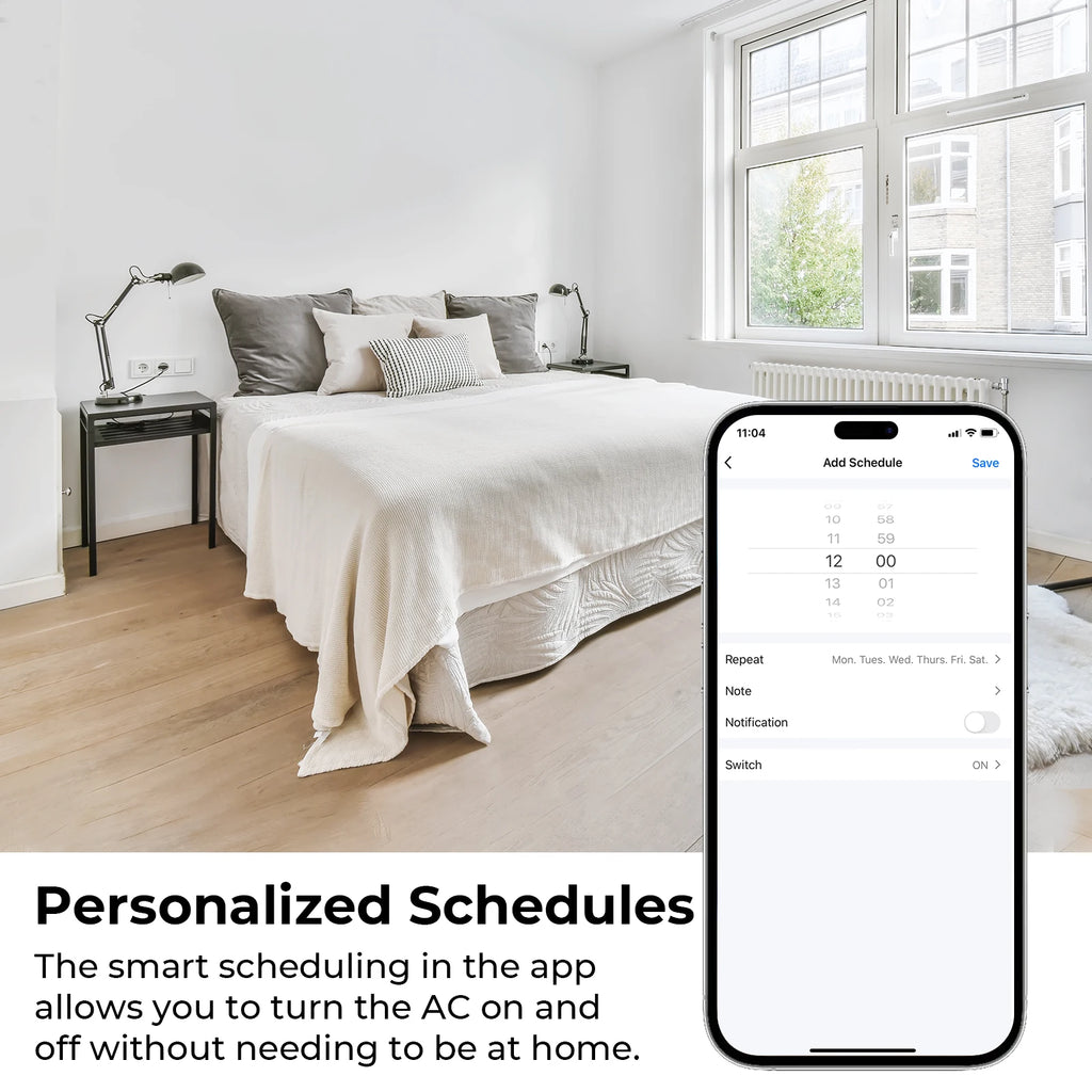 Renogy 14,000 BTU Portable Air Conditioners with Smart WiFi Enabled, Cooling, Dehumidifier, Fan & Sleep Modes 4-in-1 Portable AC