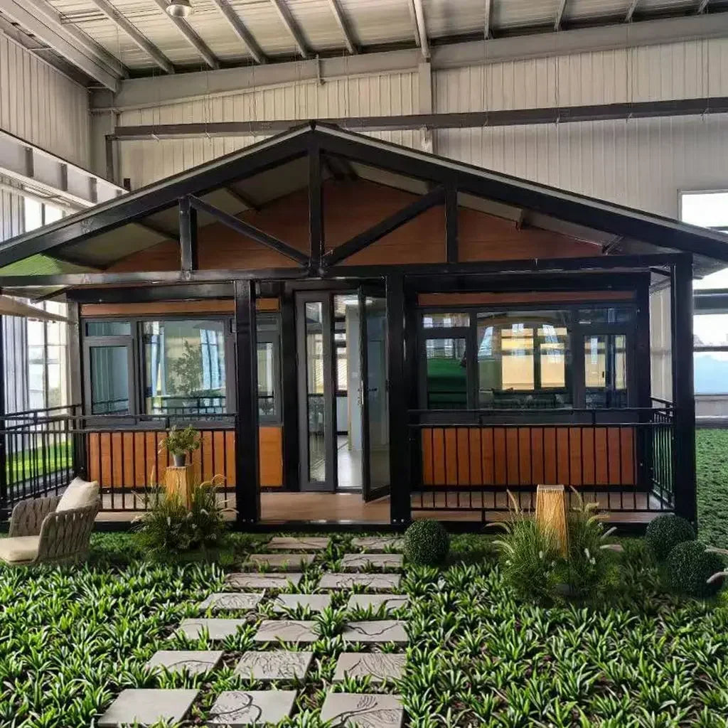 Folding Container House Multifunctional Foldable House Container Office Flat Pack Container House Mobile Tiny Home for Australia