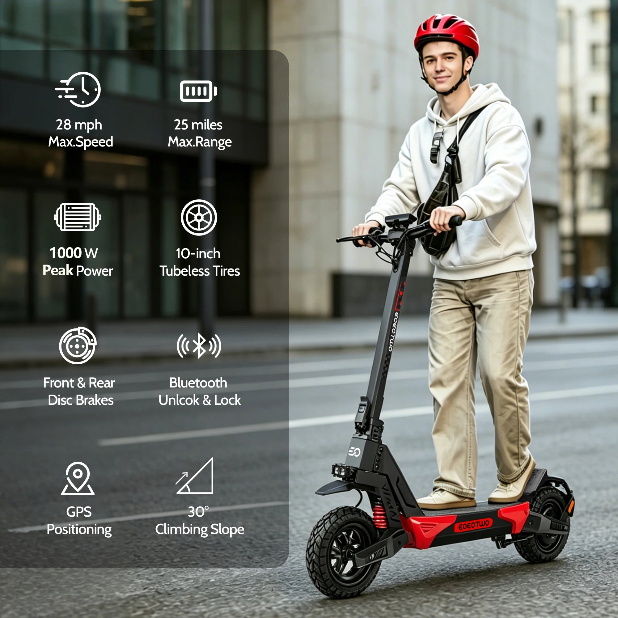 Electric Scooter for Adults Escooter with APP Off Road E Scooter 25-30mph Fast Heavy Duty Foldable Electric Scooters Long Range