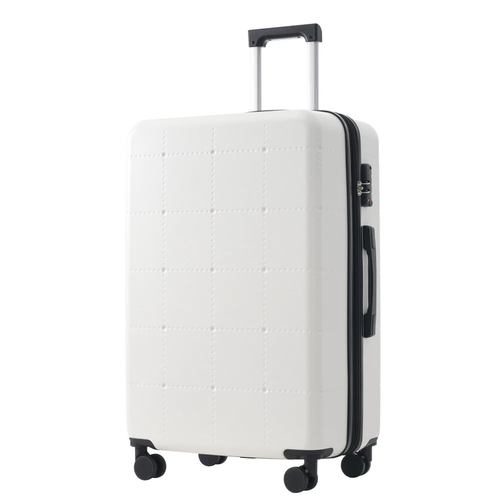 5 in 1 Hardside Luggage Set 20" Carry On with USB Port Half-opening Design Expandable 24/28" Double Spinner Wheels TSA Lock
