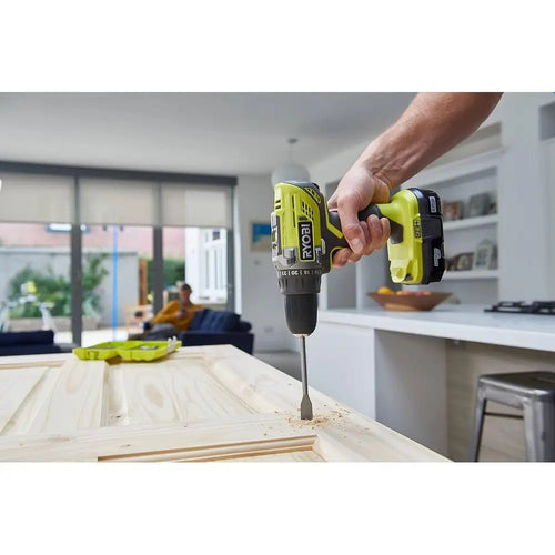 18V Cordless Drill with 2-Speeds, 2 Lithium Batteries and Storage Bag