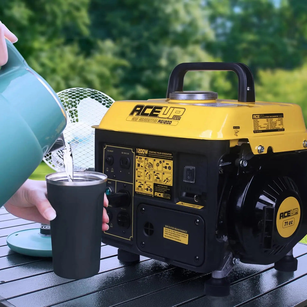 1200W Portable Gas Generator for Home Use, Lightweight & EPA Compliant