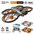 Collision Protection Drone with Brushless Motor - 180° Camera Lens, 25-Min Flight, 500m Range for Adults