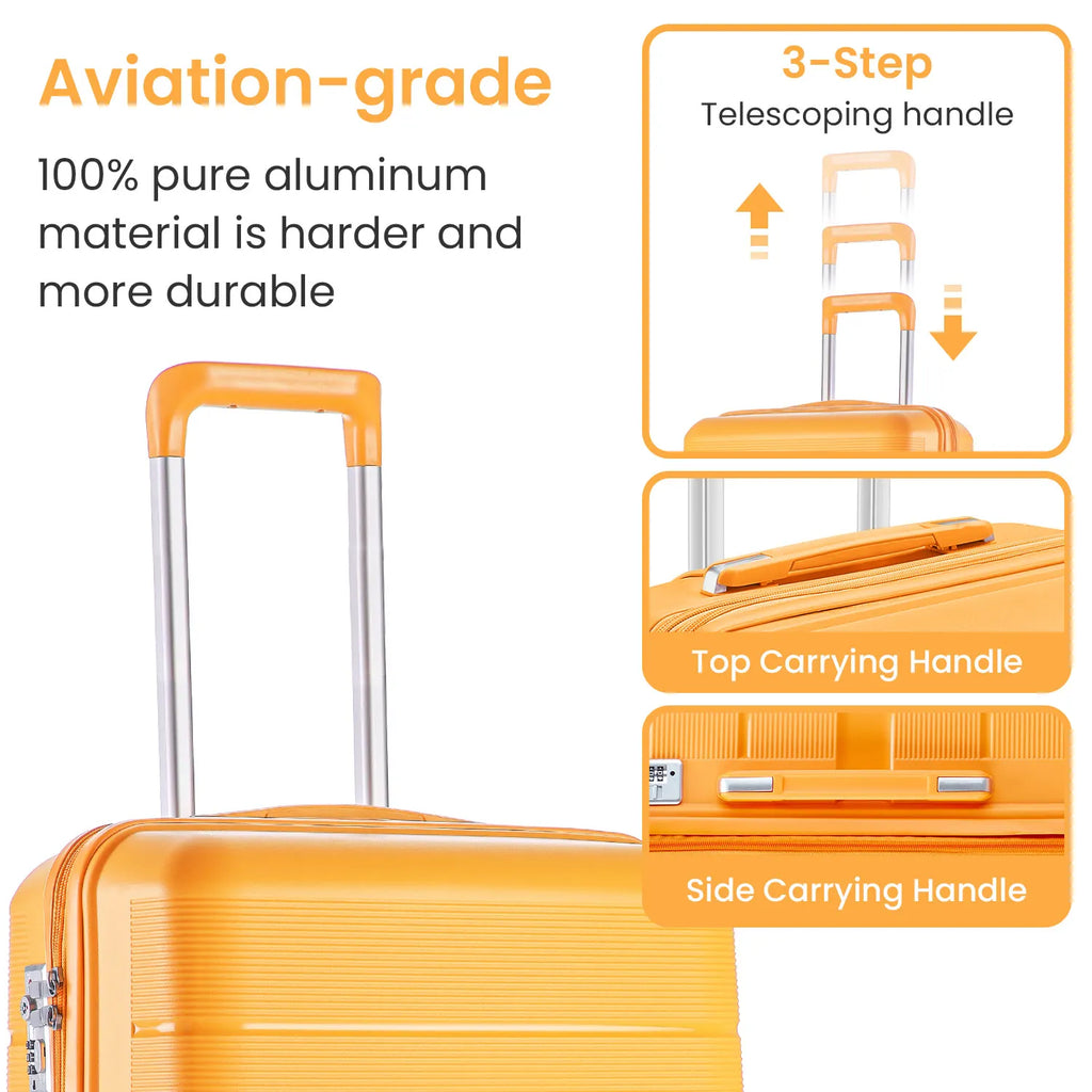 Luggage Sets 4 Piece(14/20/24/28) PP Lightweight & Durable Expandable suitcase  suitcase set kid travel suitcase and travel bags
