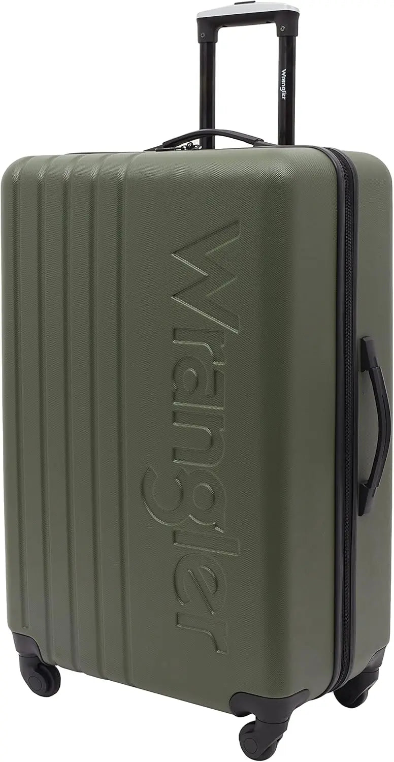 3-Piece Luggage Set with 360-Degree Wheels, Olive Green (30"/26"/22") for Travel